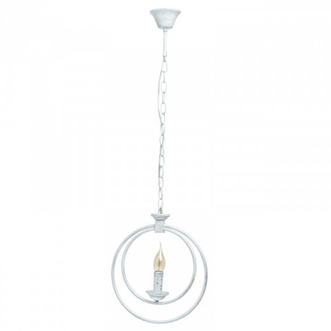 Suspension blanche classic 1 ampoule 90 cm