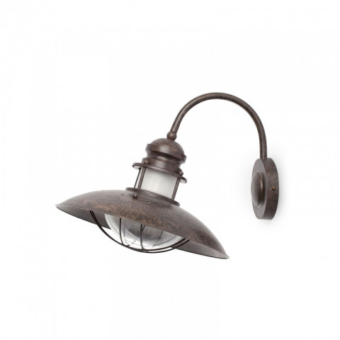 Aplique murale marron winch 1 ampoule h33 cm