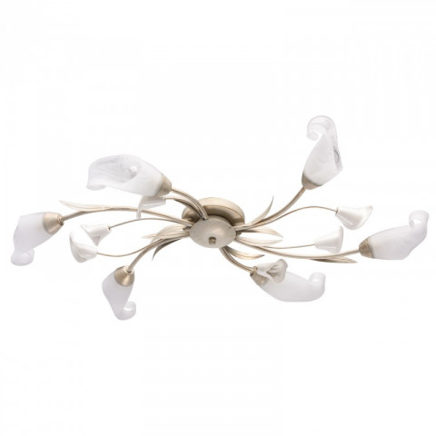 Plafonnier multicouleur flora 6 ampoules 7 cm