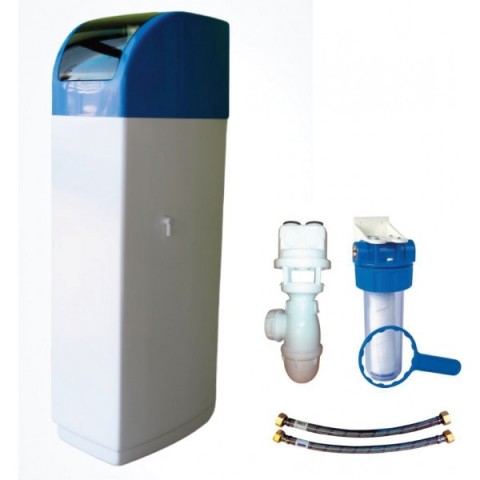 adoucisseur pentair 20 l vanne fleck 5600 sxt complet avec kit d installation et mise en service distriartisan