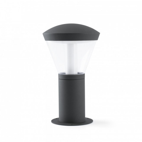 Borne de jardin gris foncé shelby