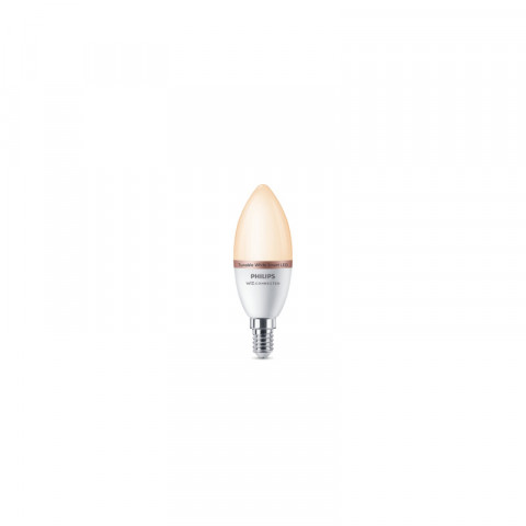 Ampoule led bougie connectée philips - wiz - eyecomfort - dimmable - 4,9w - 470 lumens - e14 - 93207