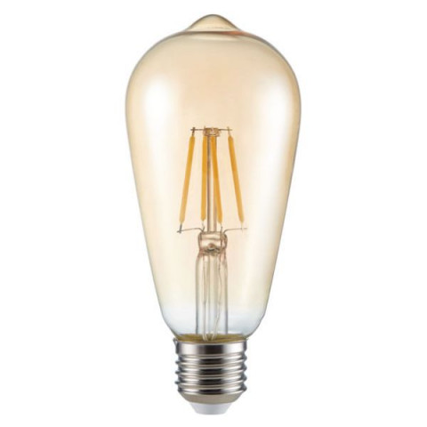 Ampoule led filament e27 st64 4 watt (eq. 30 watt) - couleur - blanc chaud 2500°k