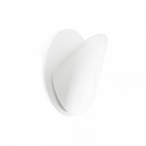 Aplique murale blanc mat ovo 1 ampoule