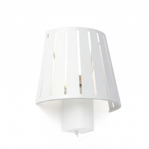 Aplique murale blanche mix 1 ampoule h22,5 cm