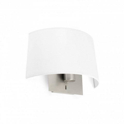 Aplique murale blanche volta h23 cm 1 ampoule
