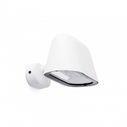 Aplique murale de jardin blanc mat sentinel 1 ampoule