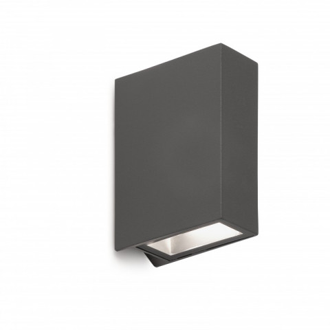 Aplique murale de jardin gris foncé crata