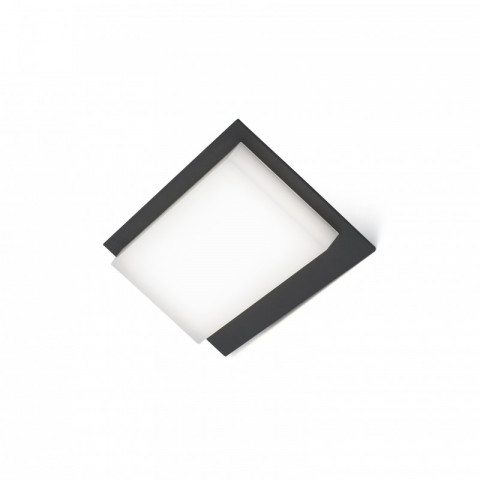 Aplique murale de jardin gris foncé vertice