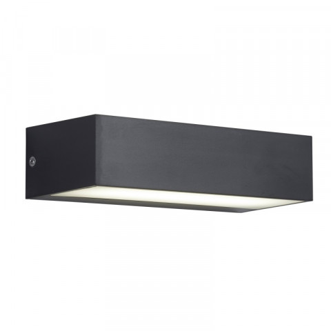 Applique 12w led outdoor, polycarbonate, anthracite