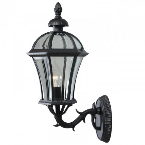 Applique d'extérieur noire street 1 ampoule 60 cm
