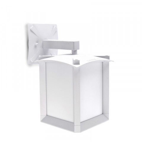 Applique mark, aluminium et polycarbonate, blanc