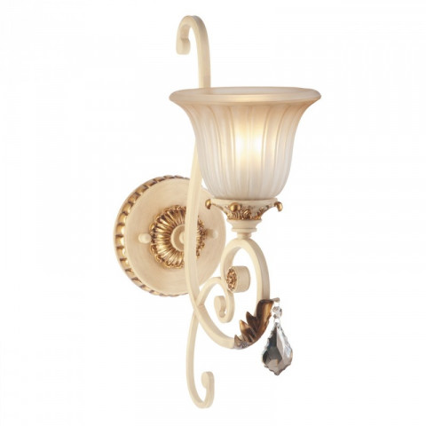 Applique murale beige country 1 ampoule 25 cm