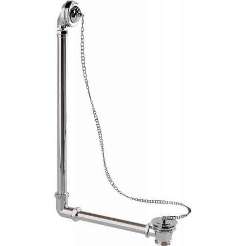 Bonde de baignoire cw4 a bouchon et chainette chr