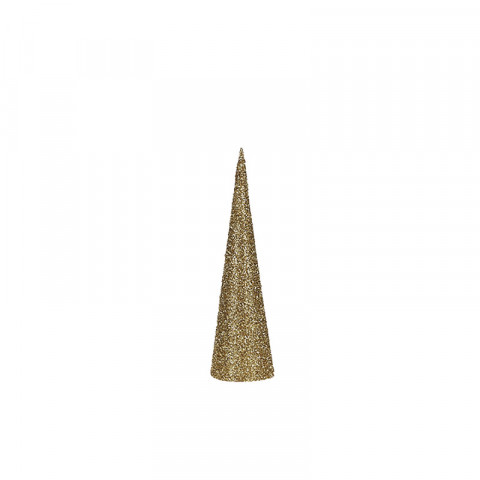 Arbre de noël en cône edm - doré - 50 cm - 72288