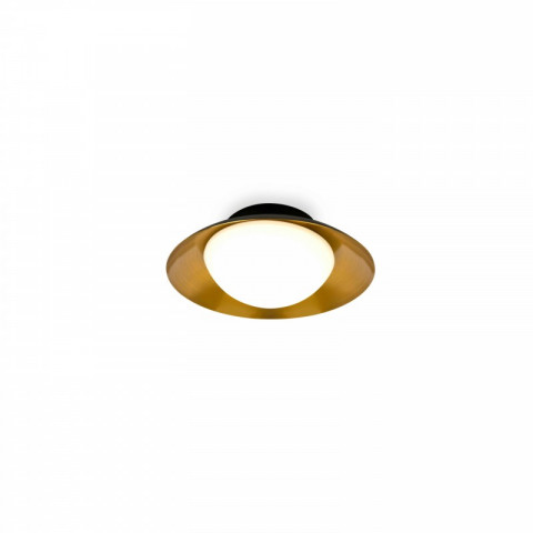 Plafonnier noir cuivre side 1 ampoule