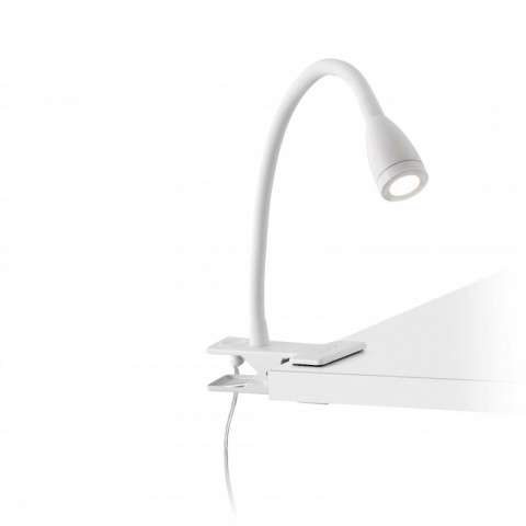 Lampe de bureau blanche loke