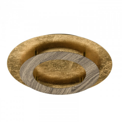 Plafonnier doré techno 1 ampoule 8 cm