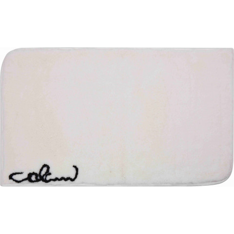 Tapis de salle de bain colani 40 blanc 60 x 100 cm