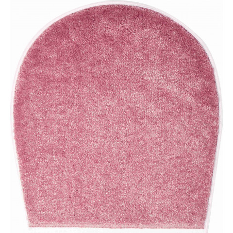 Tapis de salle de bain curts rose housse pour abattant wc 47 x 50 cm