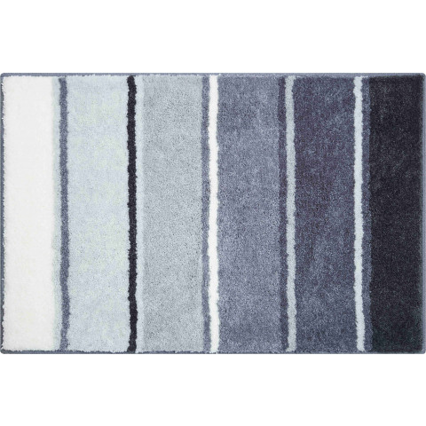 Tapis de salle de bain summertime gris 65 x 115 cm