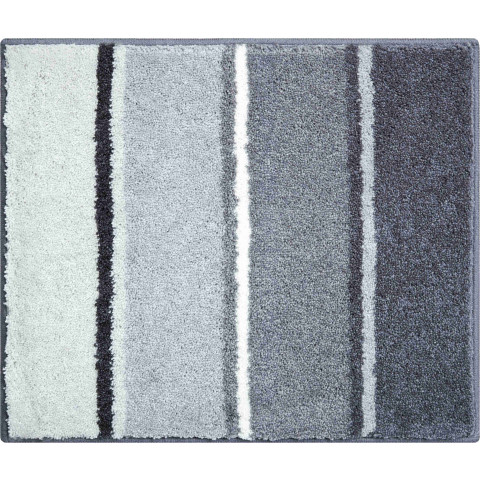 Tapis de salle de bain summertime gris 50 x 60 cm