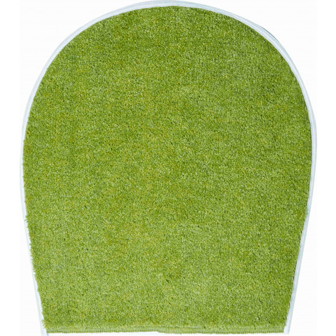 Tapis de salle de bain wings vert housse pour abattant wc 47 x 50 cm