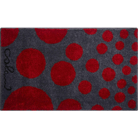 Tapis de salle de bain colani 16 rouge 60 x 100 cm