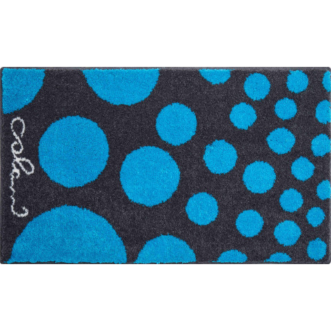 Tapis de salle de bain colani 16 bleu 70 x 120 cm