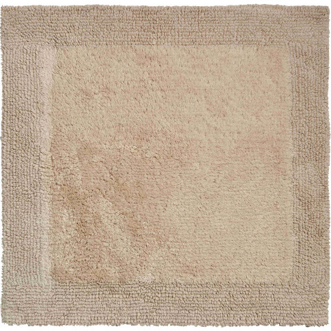 Tapis de salle de bain luxor beige 60 x 60 cm