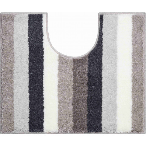 Tapis de salle de bain barcelona beige contour wc 50 x 60 cm