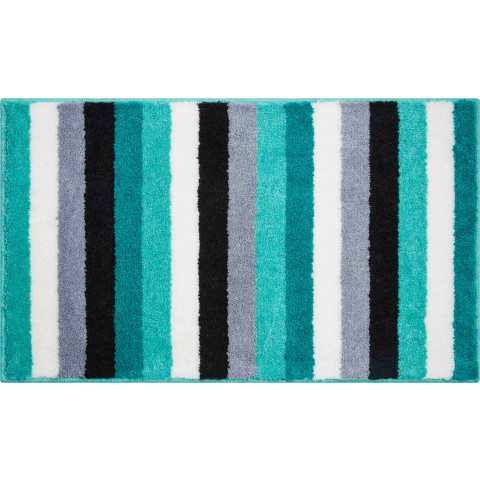 Tapis de salle de bain barcelona vert 60 x 100 cm