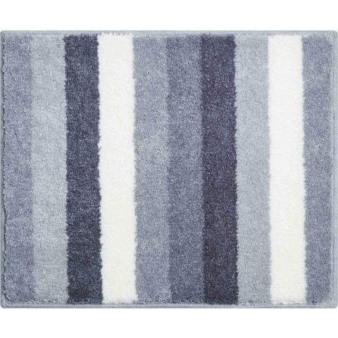 Tapis de salle de bain barcelona gris 50 x 60 cm