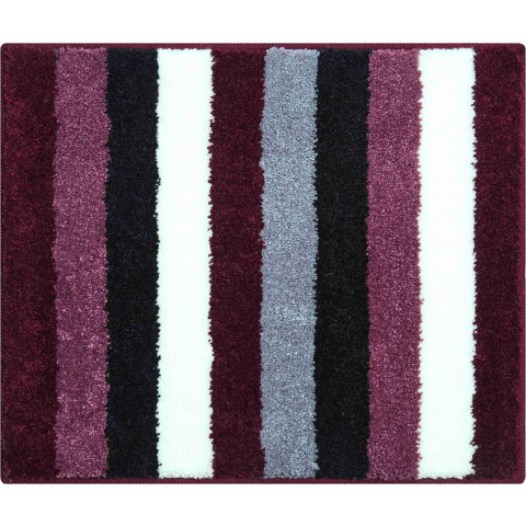 Tapis de salle de bain barcelona berry 50 x 60 cm