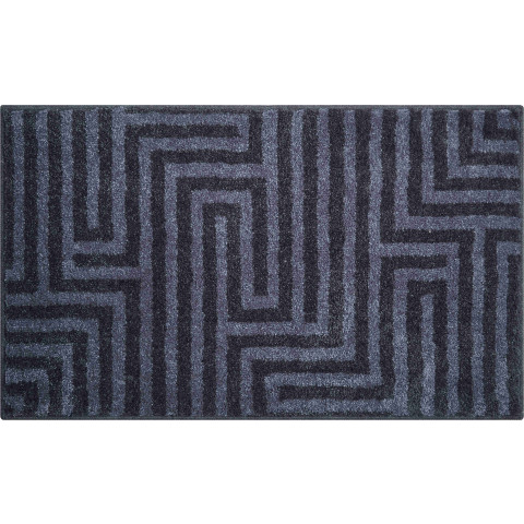 Tapis de salle de bain aruba anthracite 60 x 100 cm