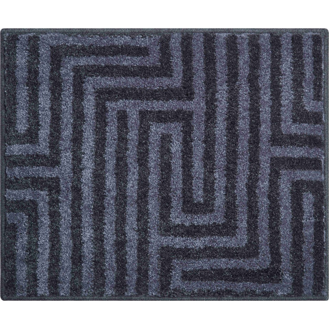 Tapis de salle de bain aruba anthracite 50 x 60 cm