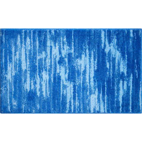 Tapis de salle de bain fancy bleu 70 x 120 cm
