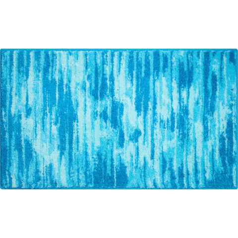 Tapis de salle de bain fancy turquoise 70 x 120 cm