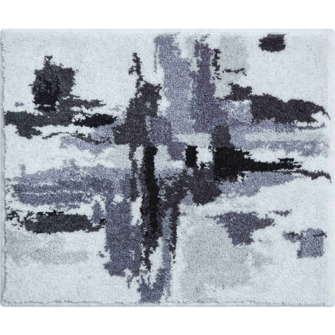 Tapis de salle de bain mezzo anthracite 50 x 60 cm