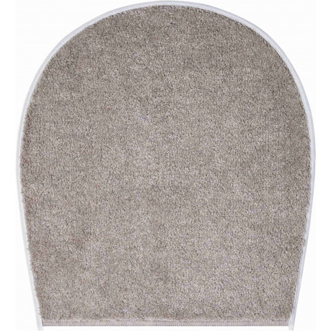 Tapis de salle de bain bona flannel housse pour abattant wc 47 x 50 cm