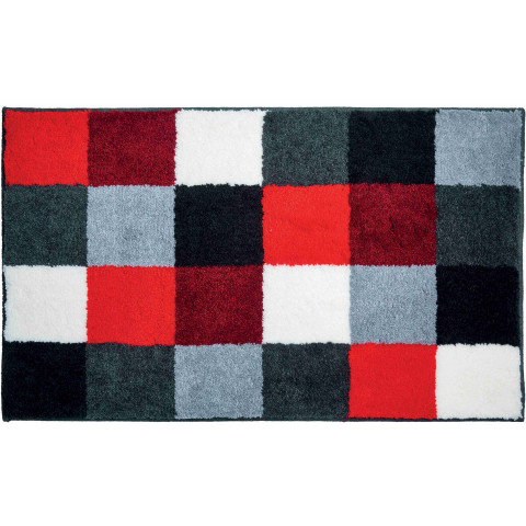 Tapis de salle de bain bona rubis 80 x 140 cm