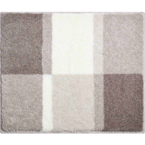 Tapis de salle de bain fantasie beige 50 x 60 cm
