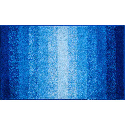 Tapis de salle de bain rialto bleu 60 x 100 cm