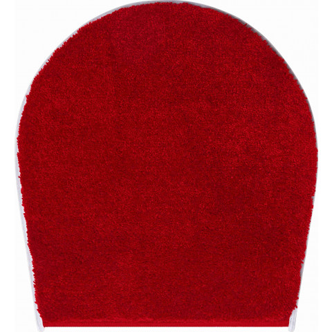 Tapis de salle de bain capricio rubis housse pour abattant wc 47 x 50 cm