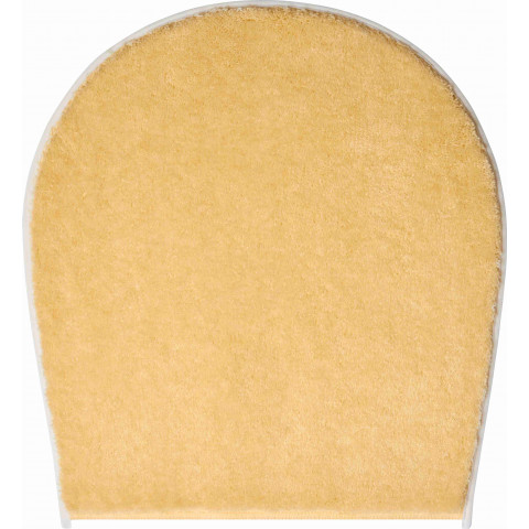Tapis de salle de bain fantastic jaune housse pour abattant wc 47 x 50 cm