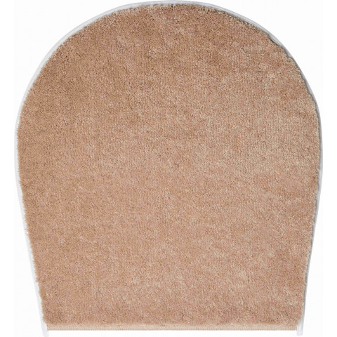 Tapis de salle de bain fantastic beige housse pour abattant wc 47 x 50 cm