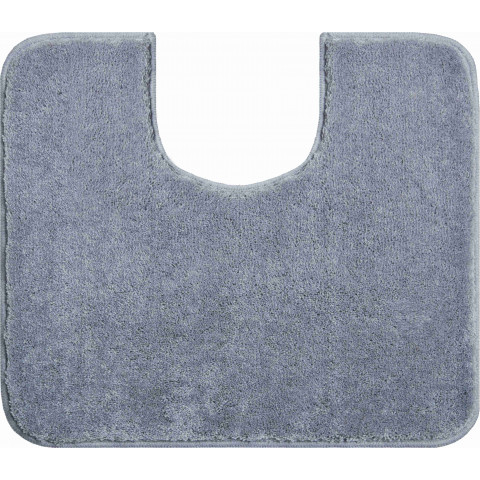 Tapis de salle de bain fantastic gris contour wc 50 x 60 cm