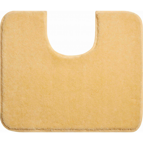 Tapis de salle de bain fantastic jaune contour wc 50 x 60 cm