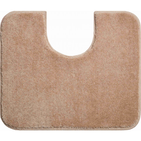 Tapis de salle de bain fantastic beige contour wc 50 x 60 cm
