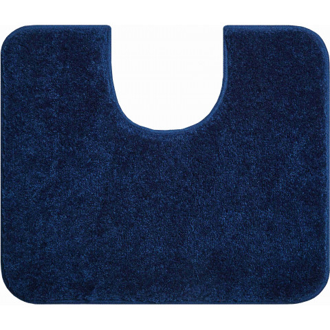 Tapis de salle de bain fantastic royal bleu contour wc 50 x 60 cm